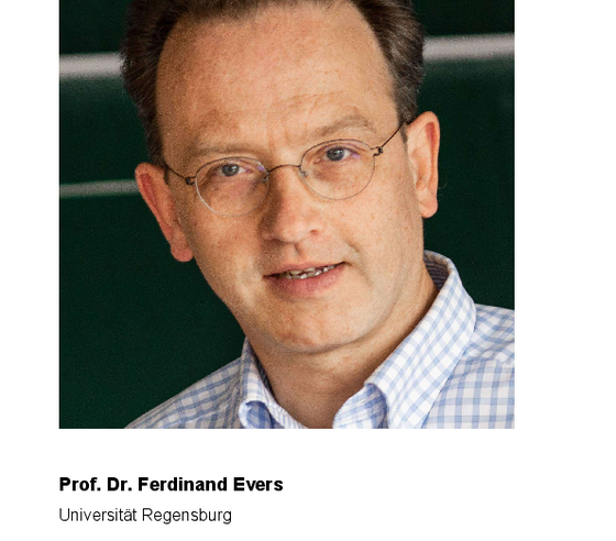 Prof. Dr. Ferndinand Evers, Universität Regensburg