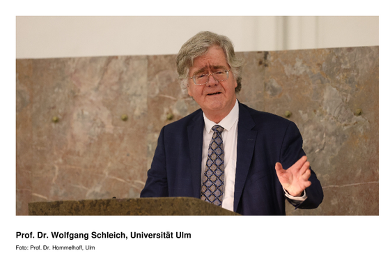 Prof. Dr. Wolfgang Schleich, Universität Ulm; Foto: Prof. Dr. Hommelhoff, Ulm